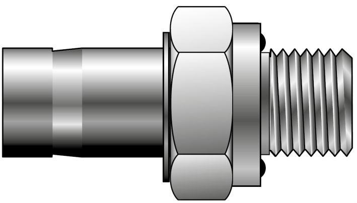 Tube End Male Adapter with ED Seal BSPP (For Metric Tube)